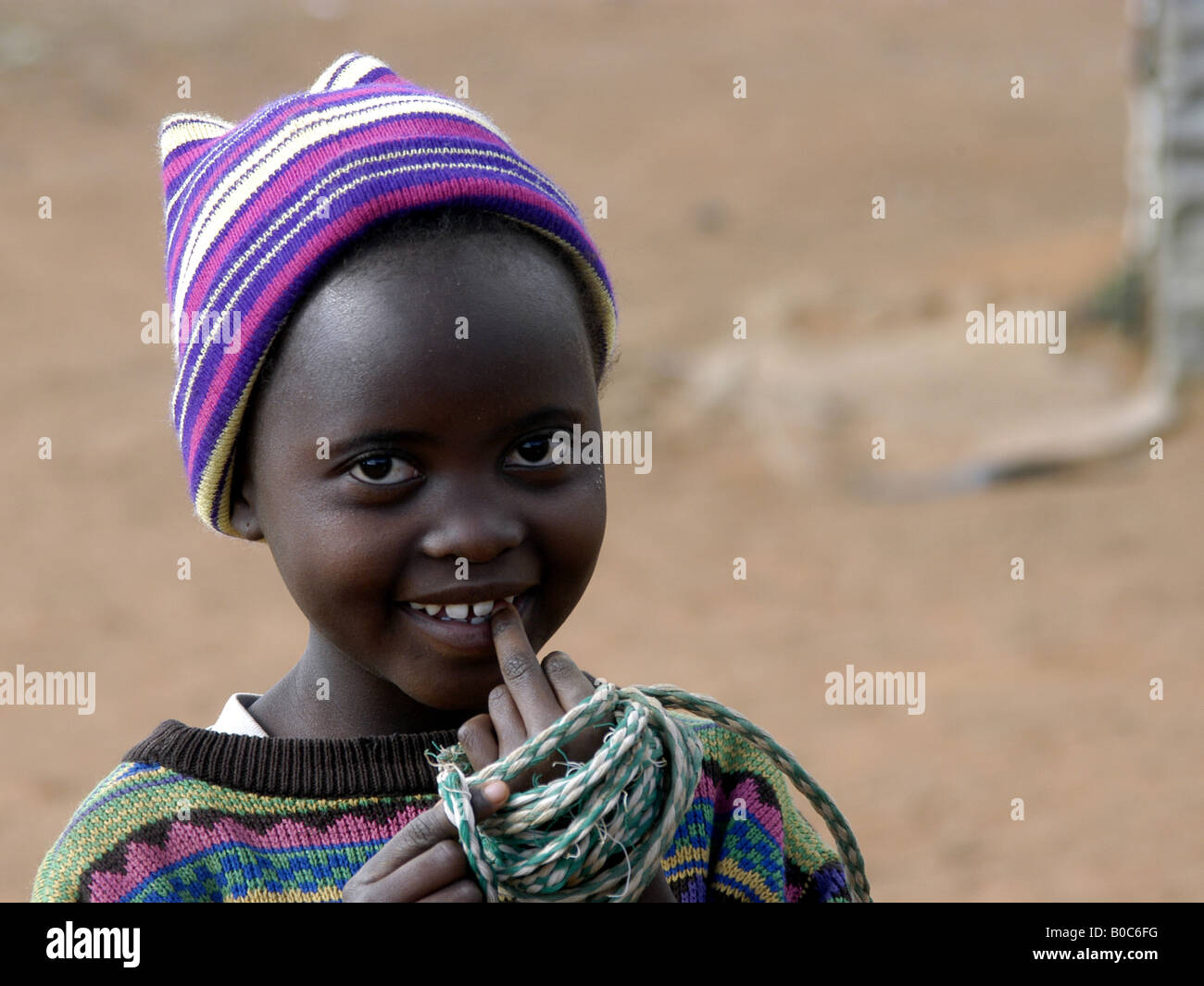 Township-boy Stock Photo