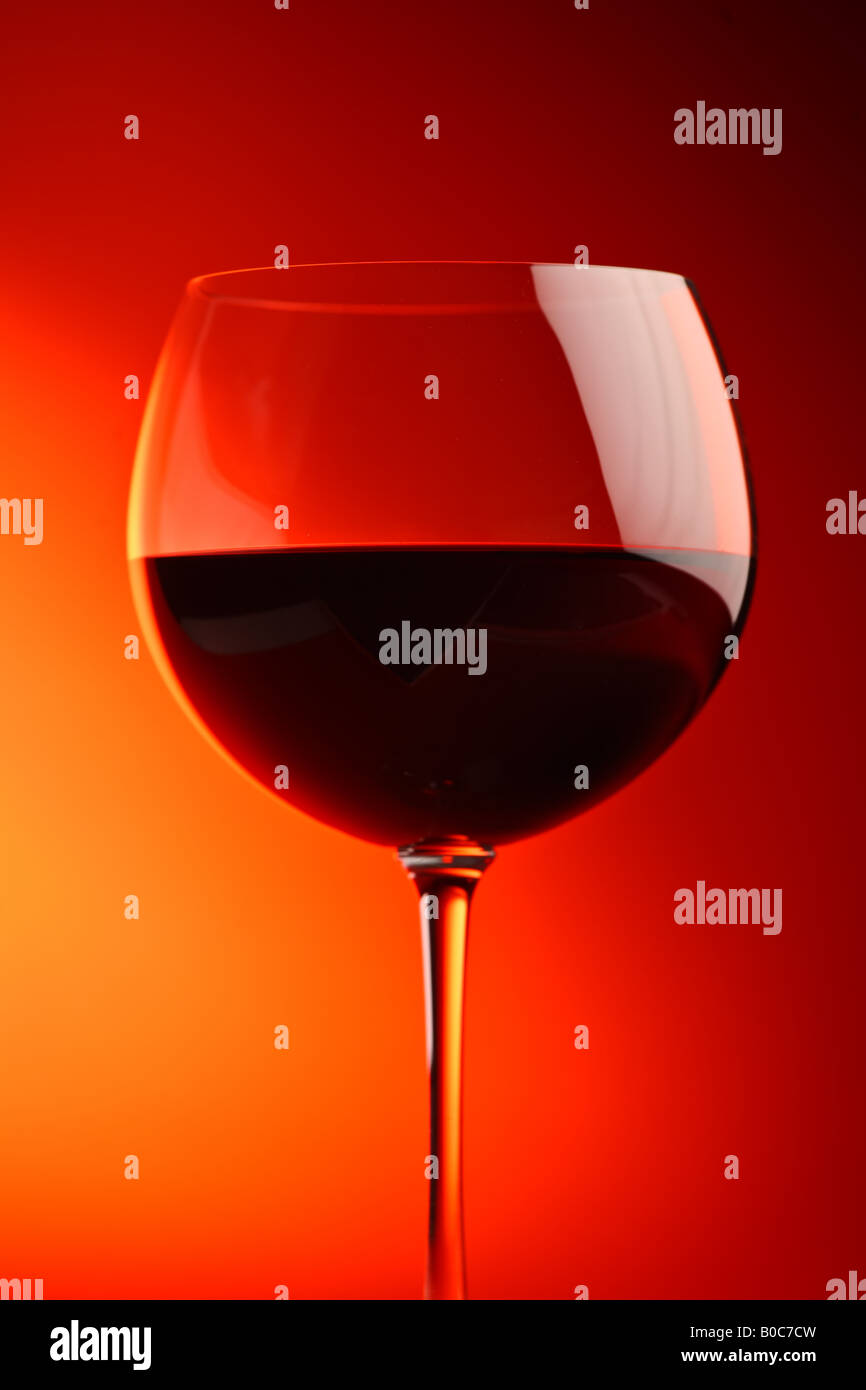 Red wine glass one wineglass single hires stock photography and images Alamy