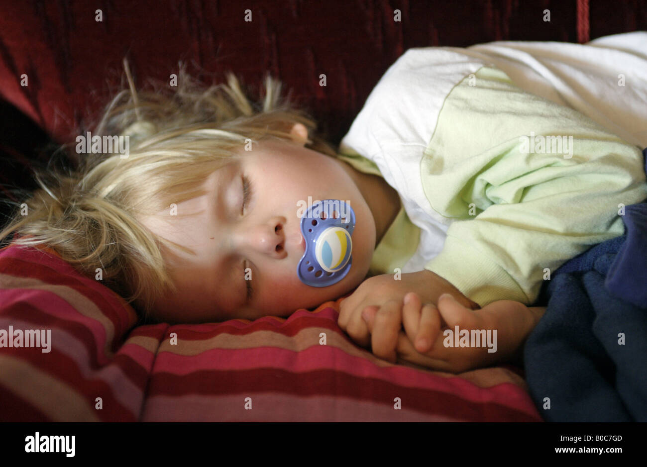 A sleeping child Stock Photo - Alamy