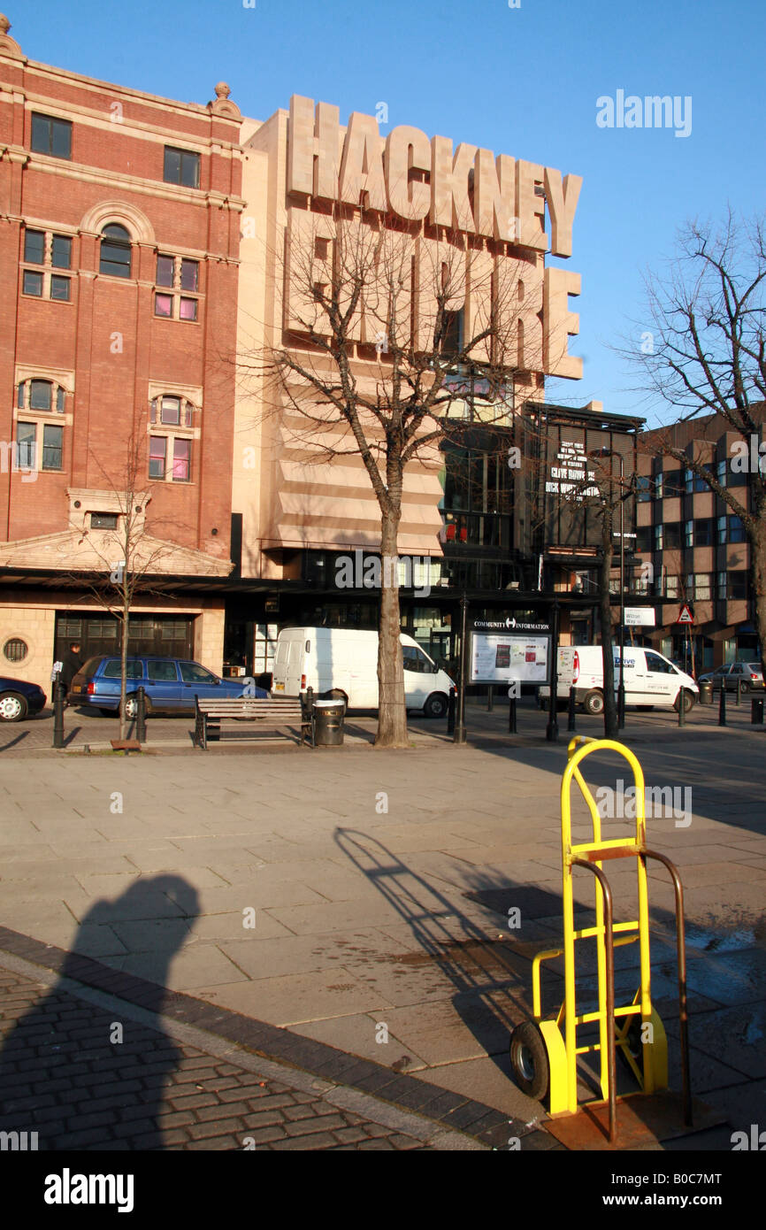 The Hackney Empire on a sunny winter's afternoon Stock Photo