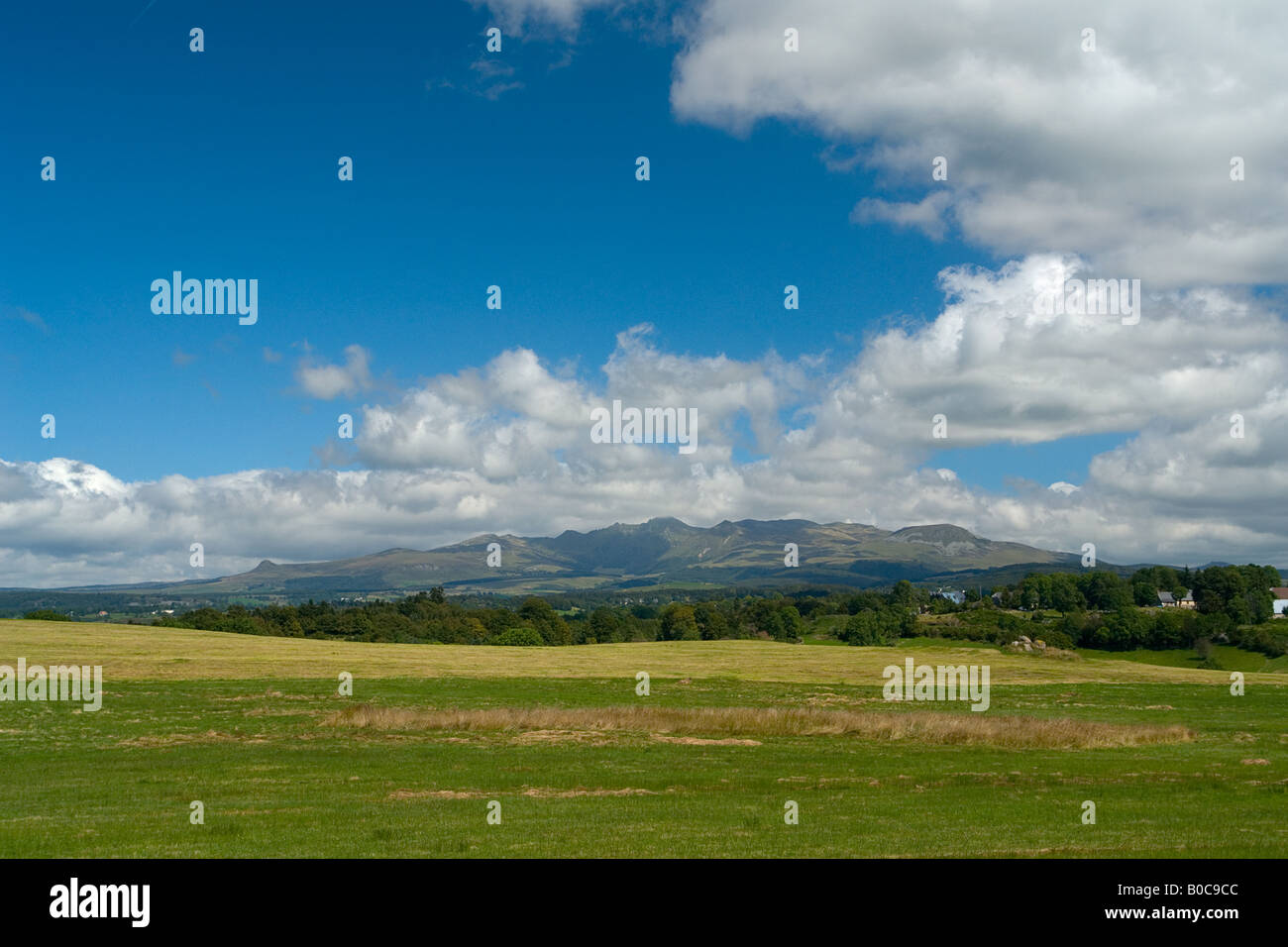 The Monts dore in the Auvergne France Stock Photo