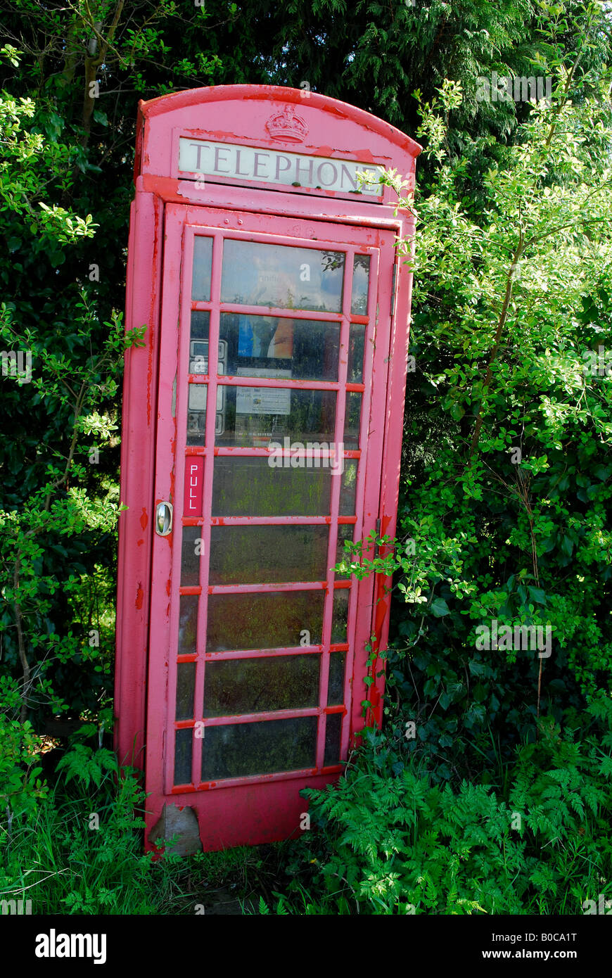 Red Telephone Box Stock Photo Alamy