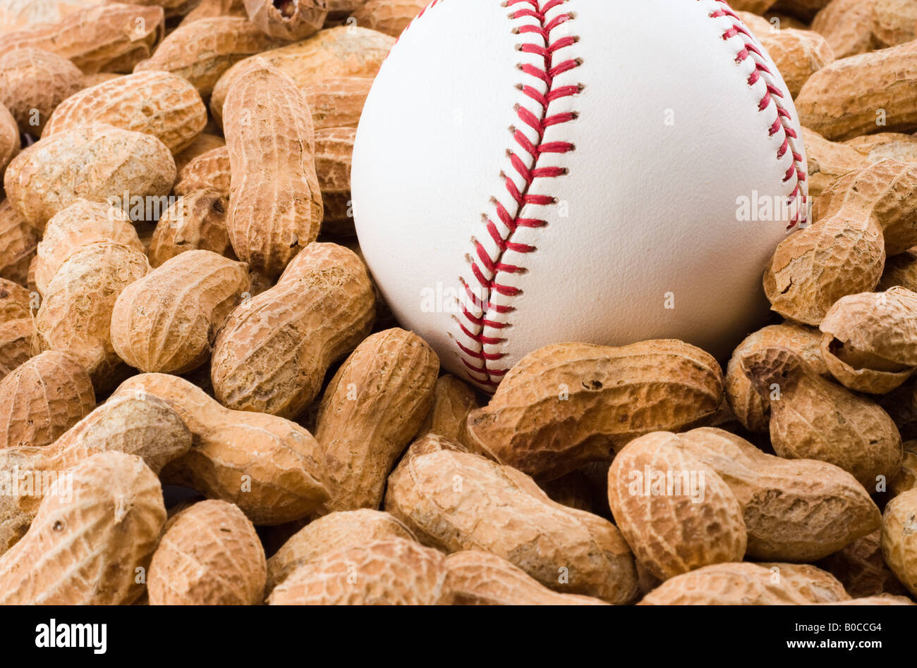 Baseball in Peanuts Stock Photo Alamy
