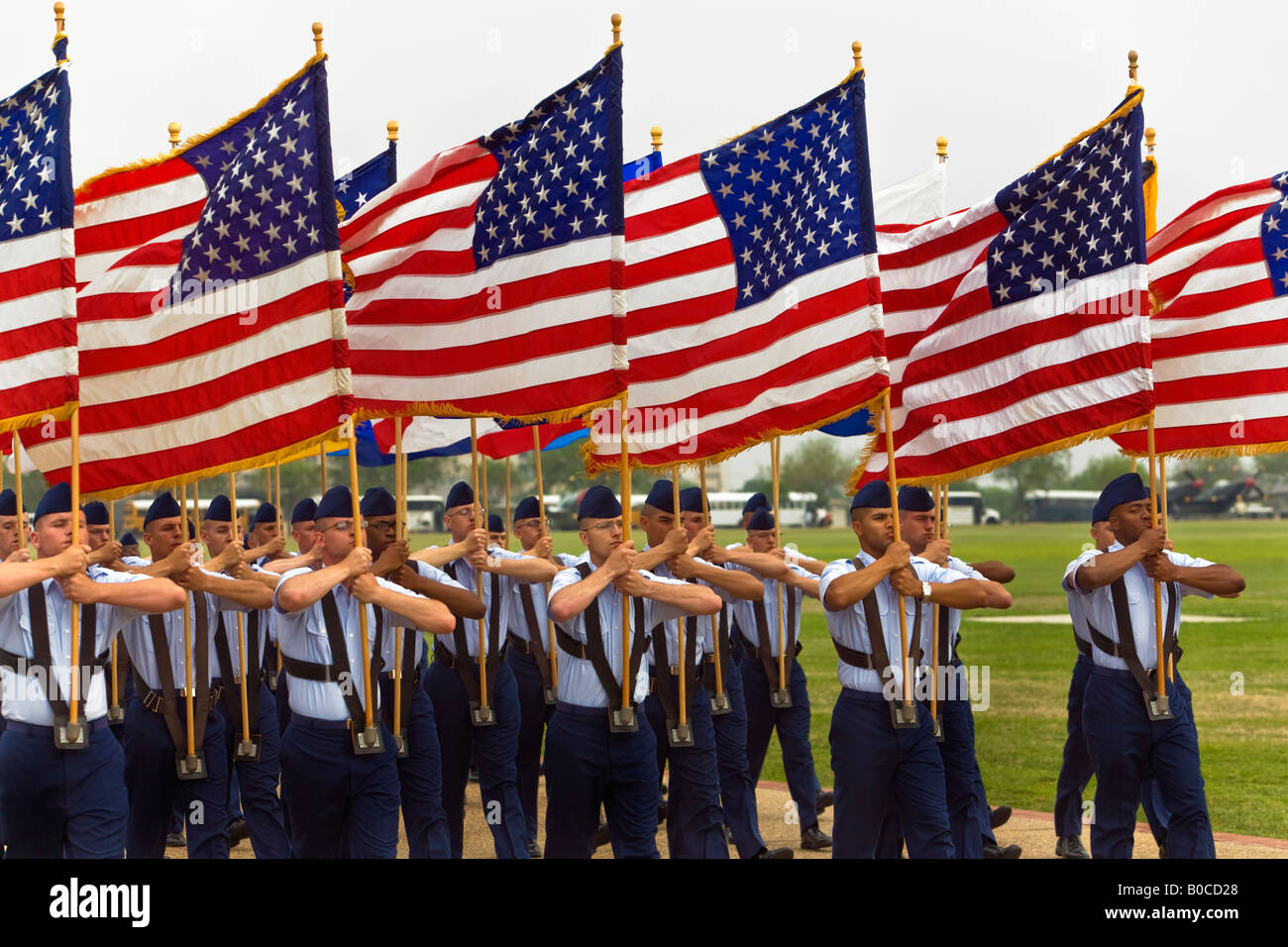 Video Of Usaf Enlisted Basic Training Graduates Marching