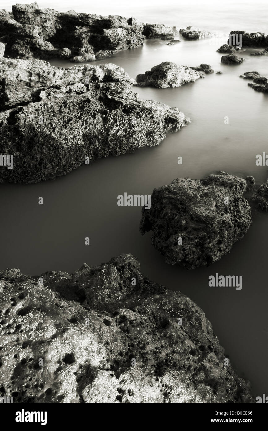 Black and white seascape hi-res stock photography and images - Alamy