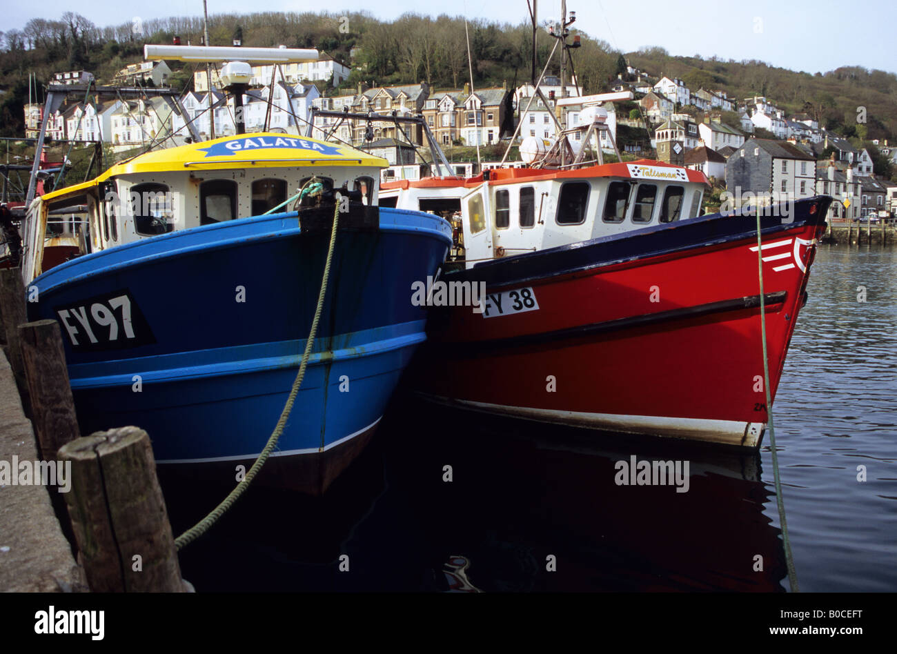 Looe cornwall quayside hi-res stock photography and images - Alamy