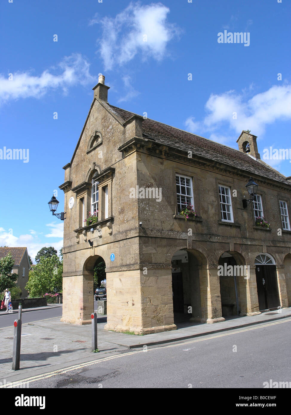 Martock Somerset Market Hall Stock Photo Alamy