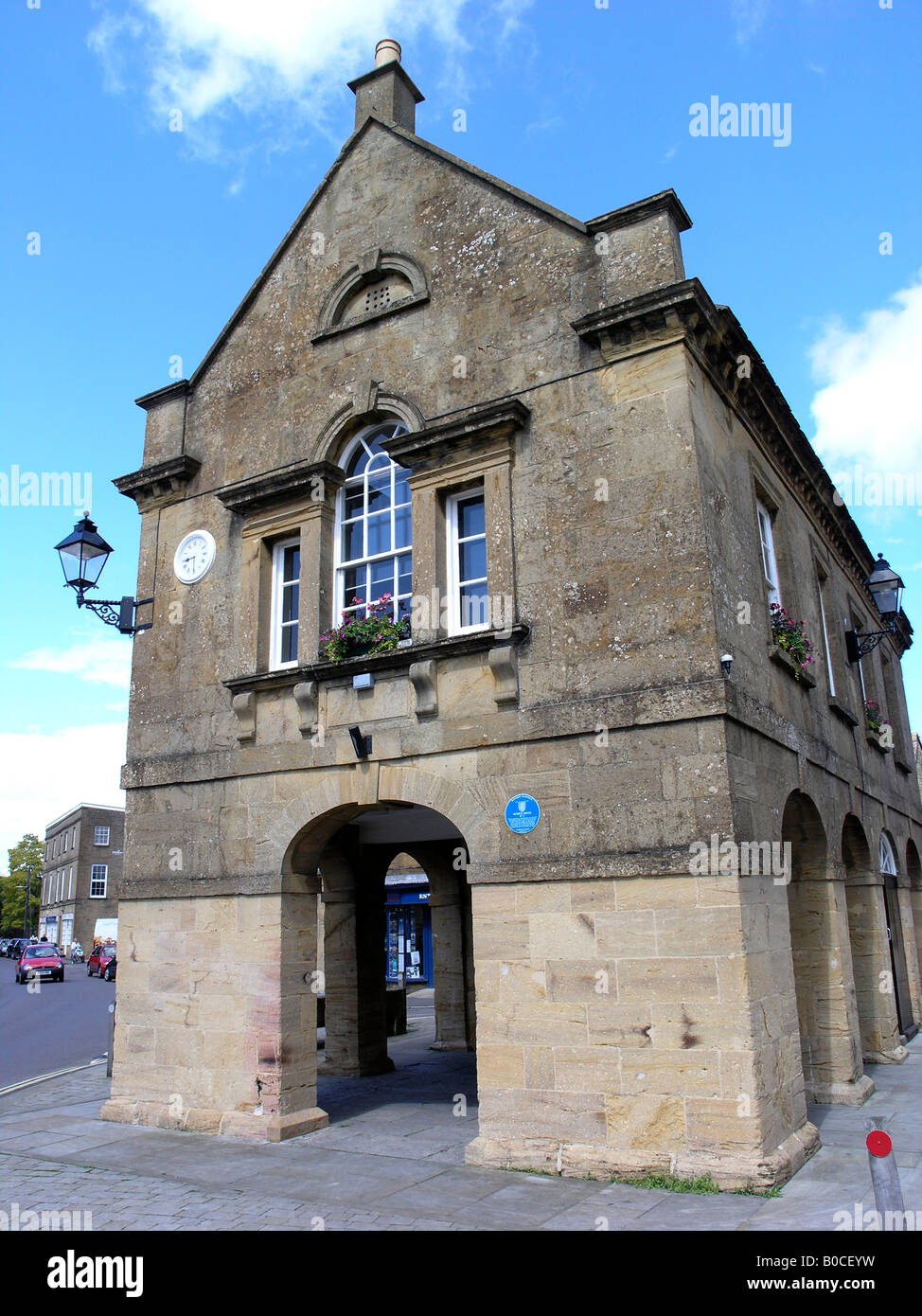 Martock Somerset Market Hall Stock Photo Alamy