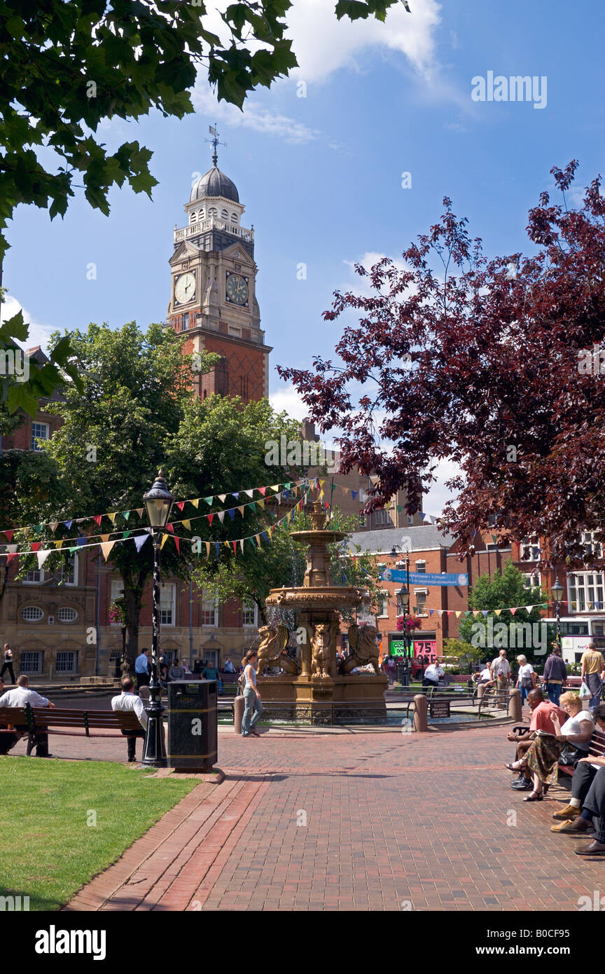 Town Hall Municipal Square Leicester Leicestershire England Stock Photo