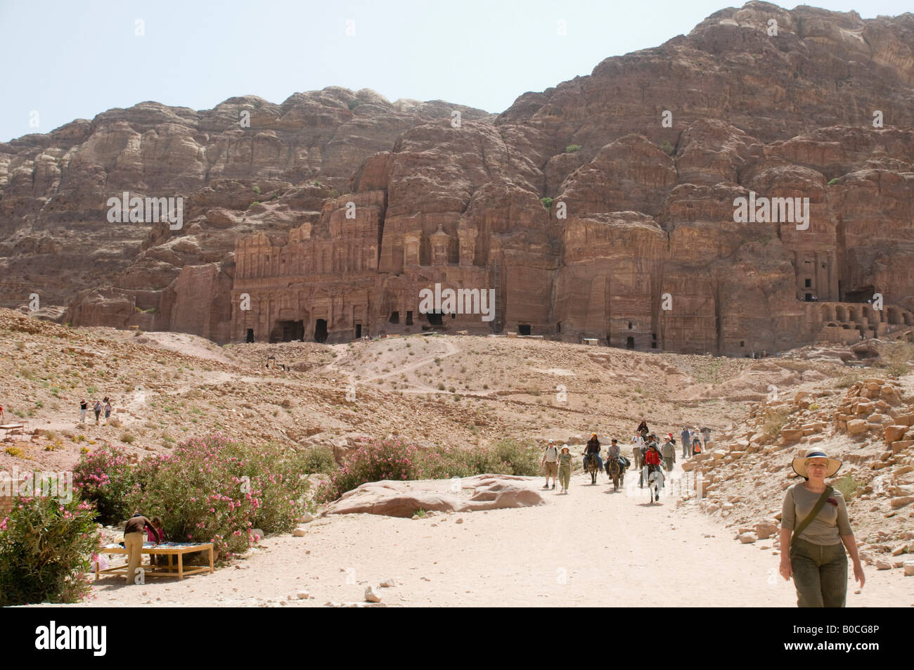 Middle East Jordan Petra UNESCO World Heritage Site The Royal Tombs ...