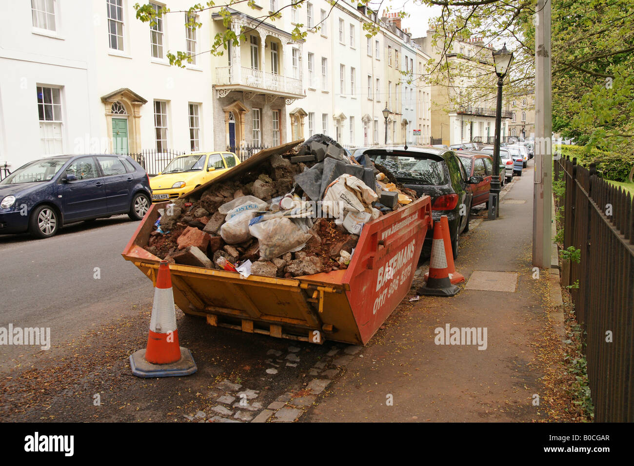 Bristol england skip Stock Photo Alamy
