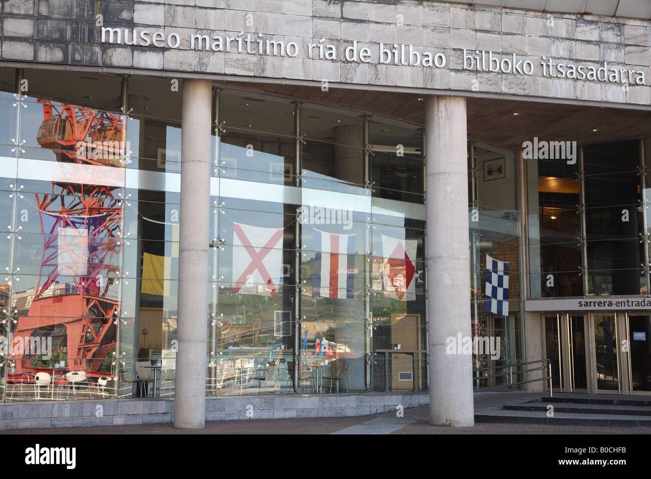 Maritime Museum, Bilbao, Pais Vasco, Basque Country, Spain Stock Photo