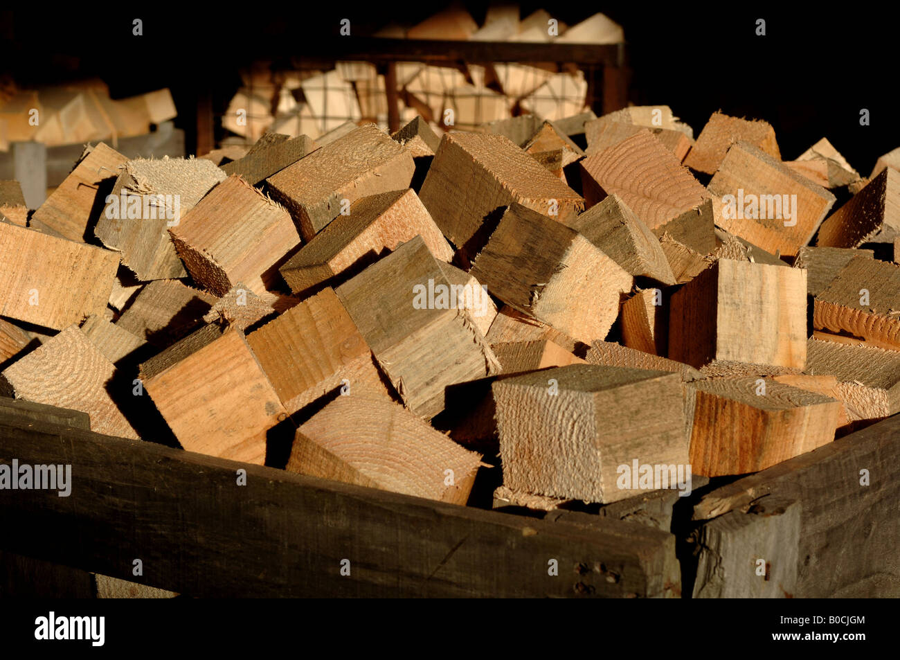 Manufacturing and distribution of wooden pallets Stock Photo Alamy