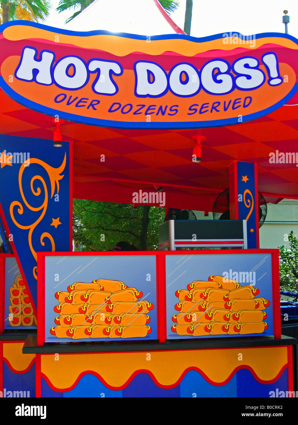 Universal hot dog stand Stock Photo Alamy