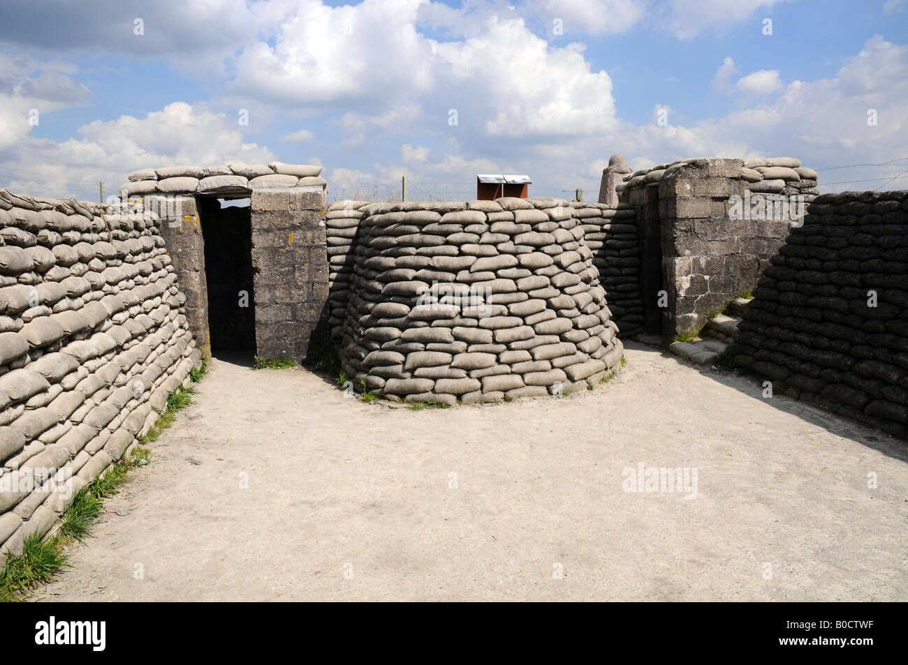 The "Mouse Trap" at the northern end of the The Trench of Death -  Diksmuide, Belgium Stock Photo - Alamy