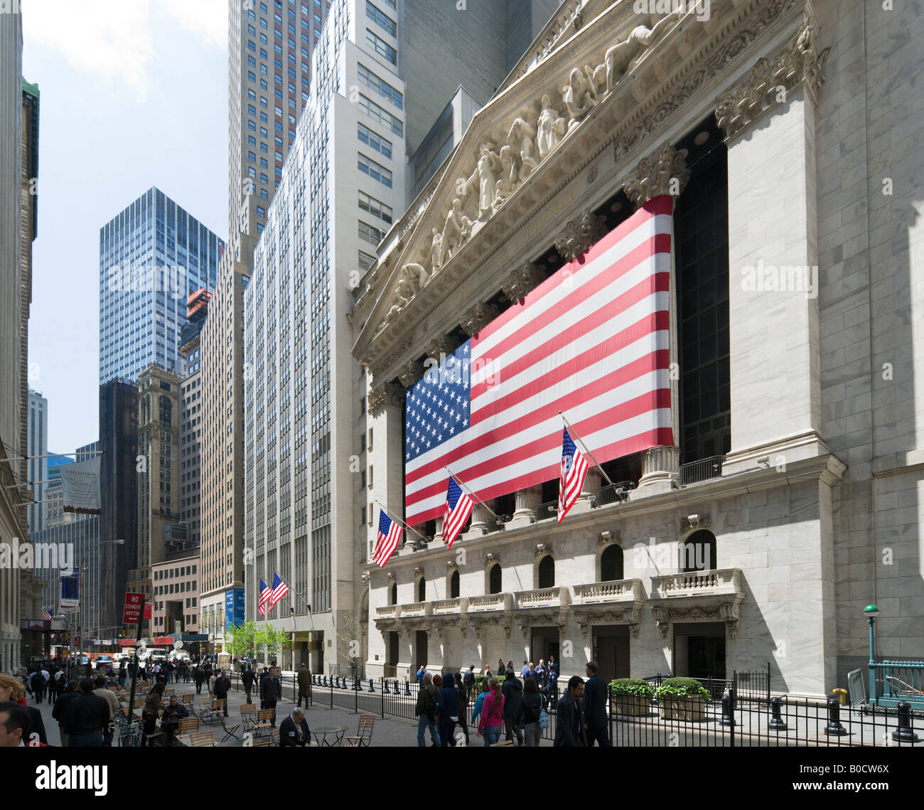 New York Stock Exchange Wall Street Financial District New York Stock Photo Alamy