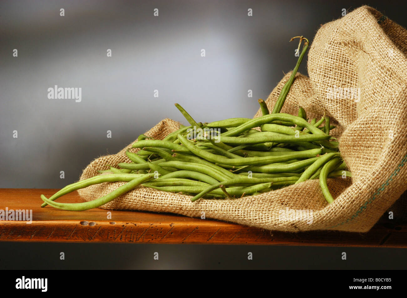 Beans Fagiolini Tegoline Stock Photo