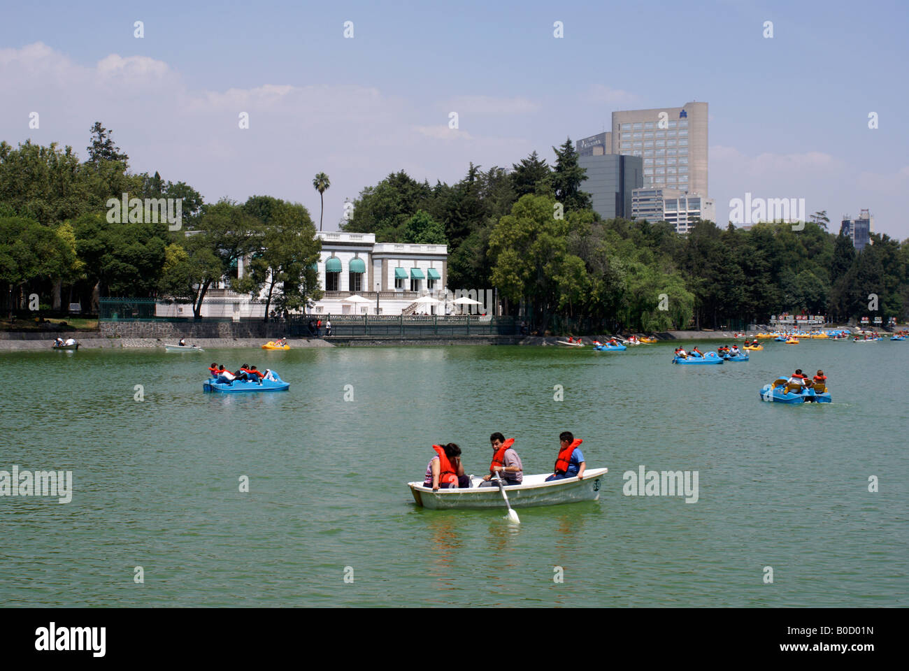 Rented Boats On The Lago De Chapultepec And Casa Del Lago In ...