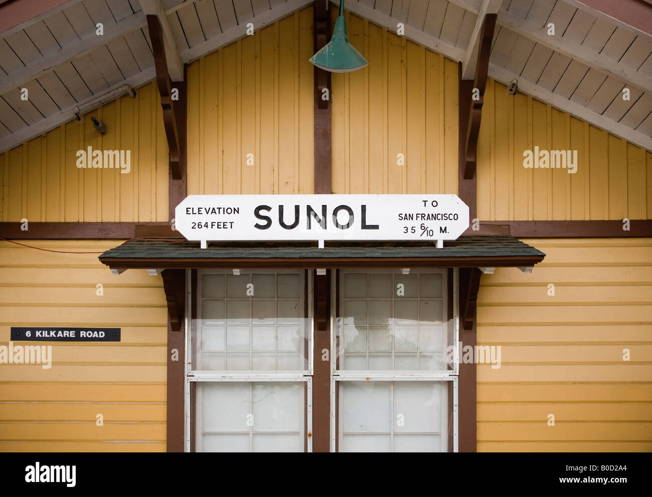 Sunol Depot train station Sunol California USA Stock Photo - Alamy