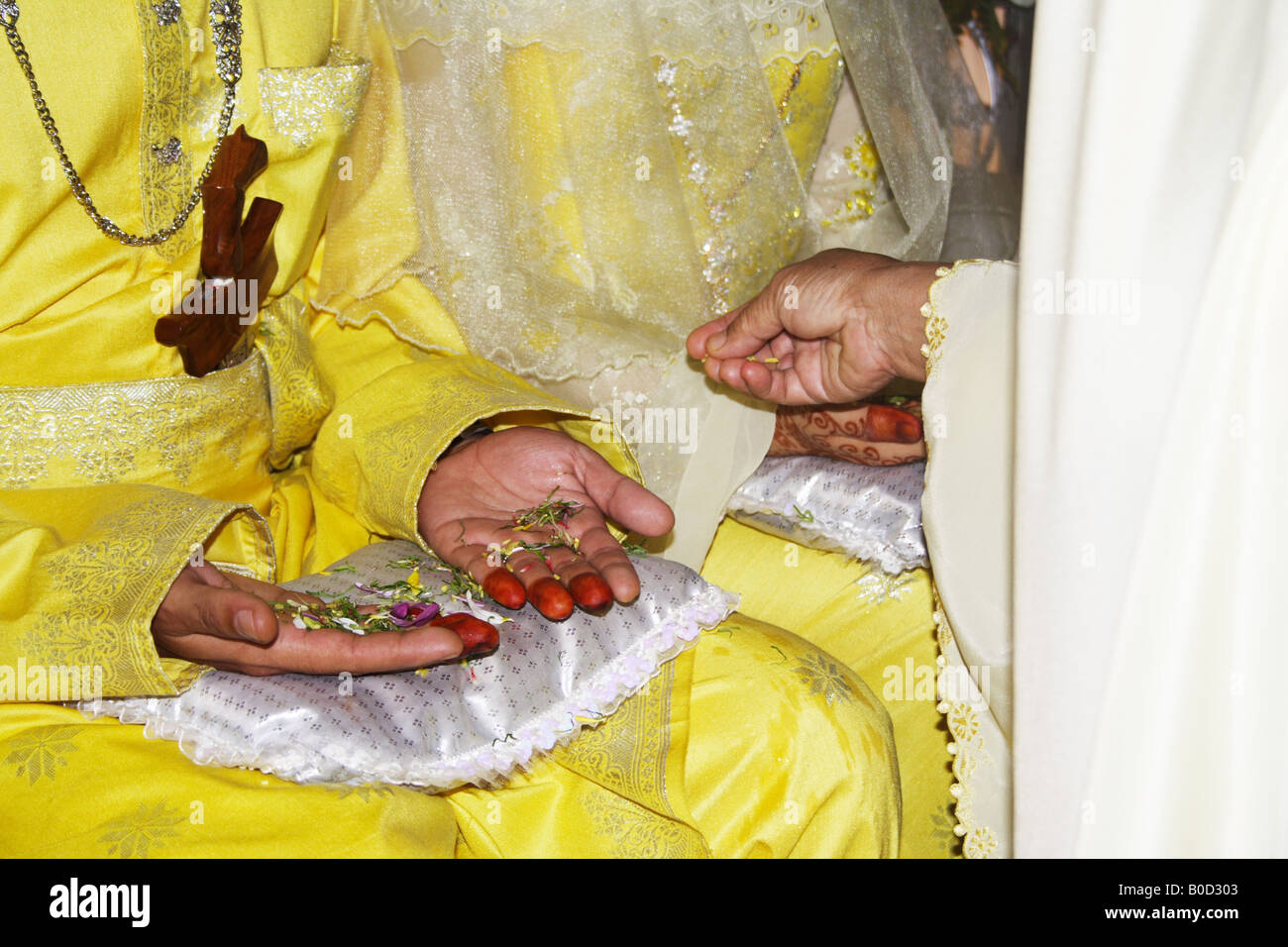 Malay traditional wedding ceremony Stock Photo