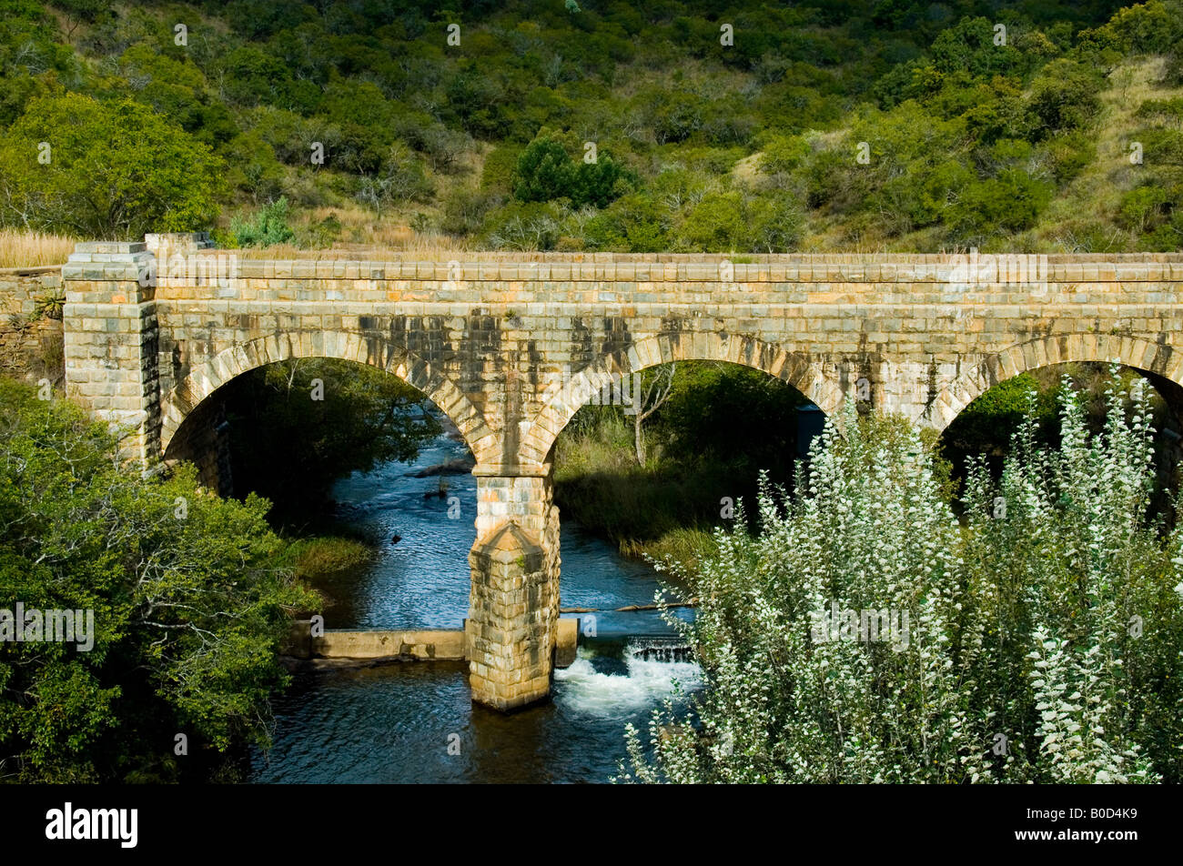 Beautiful old dis-used bridge in the Umpumalanga Province of South Africa. Stock Photo
