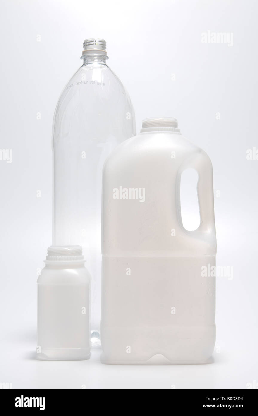 Plastic bottle waste for recycling Stock Photo - Alamy