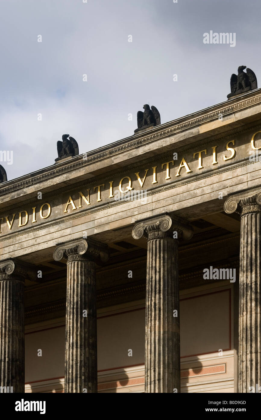 Altes Museum, Berlin. Architect: Karl Friedrich Schinkel Stock Photo