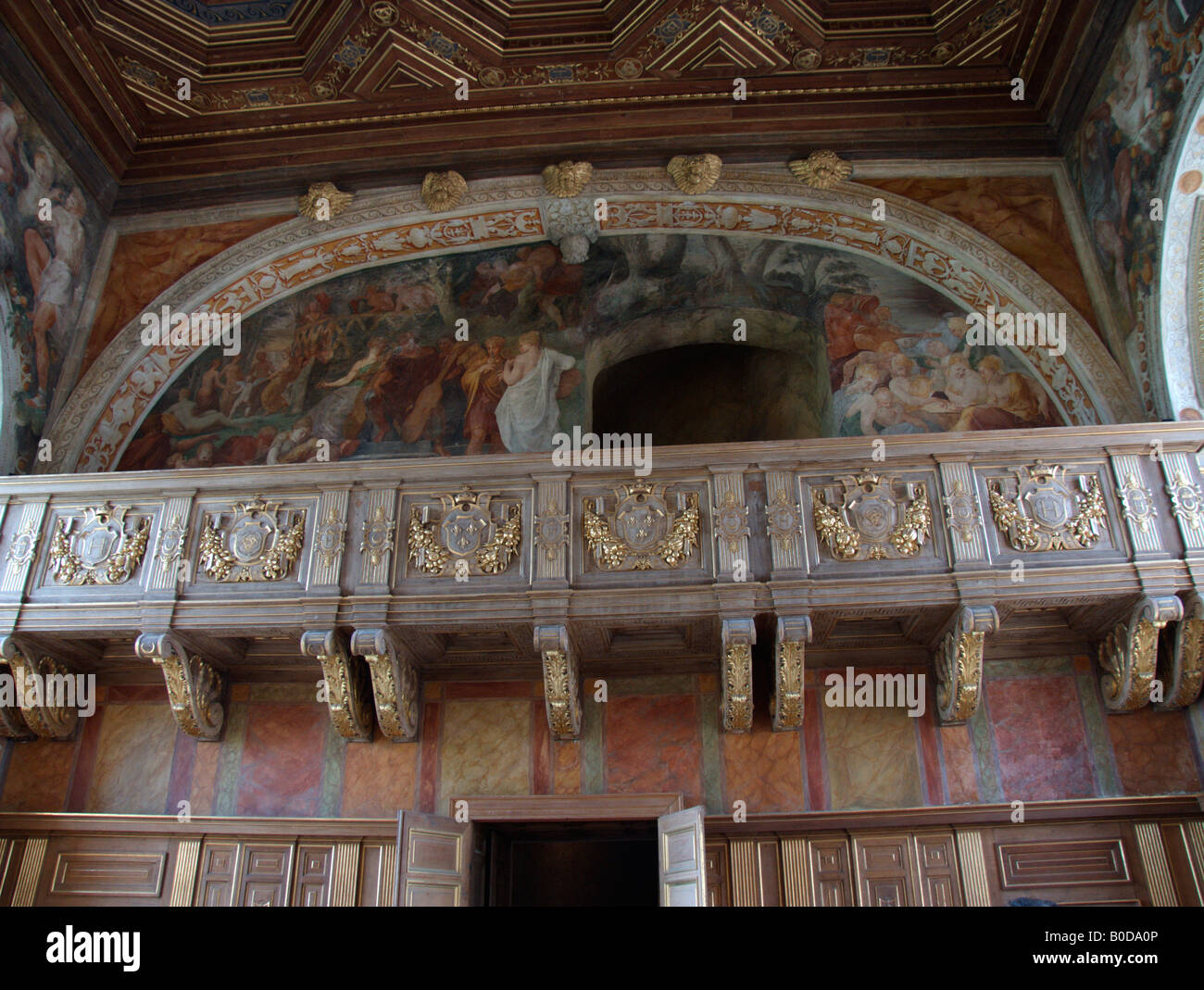 Salle de Bal (Dance Hall). Château de Fontainebleau (Fontainebleau