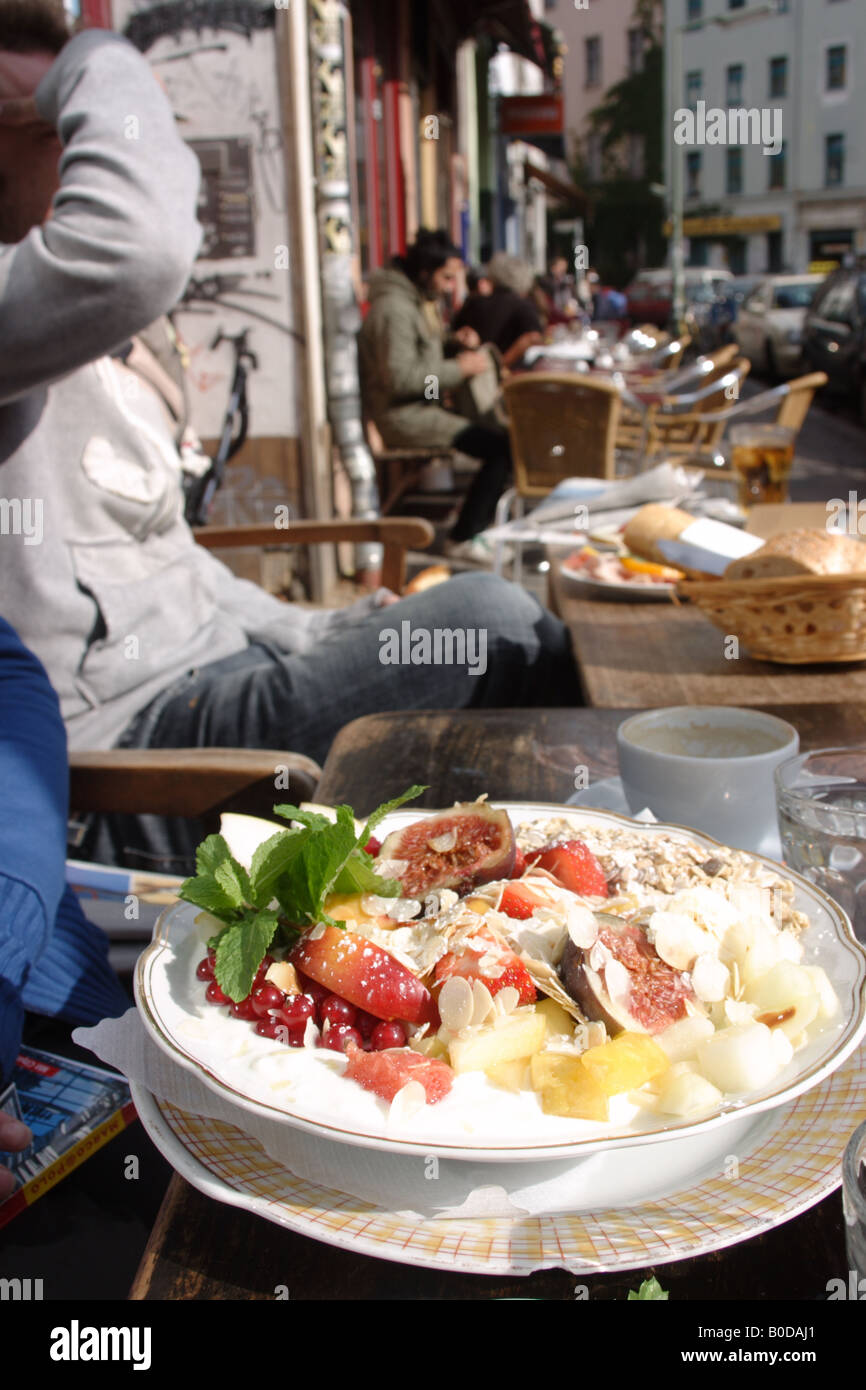 a beautiful German Muesli breakfast Stock Photo Alamy