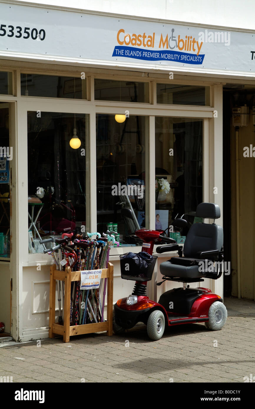 Coastal Mobility Shop Front Newport Isle of Wight UK Stock Photo Alamy