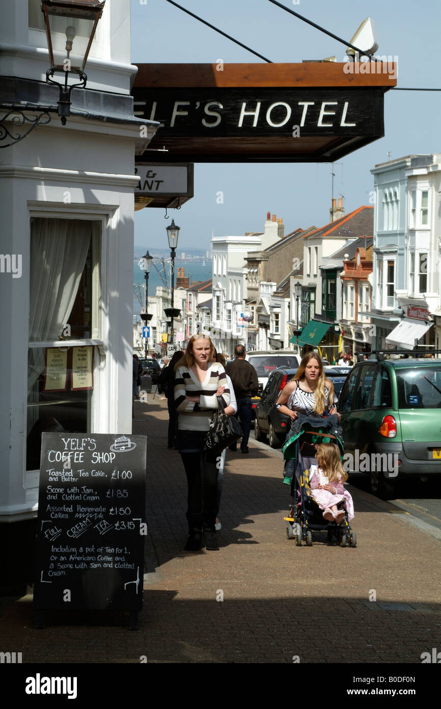 Union Street Shopping in the town centre of Ryde Isle of Wight England