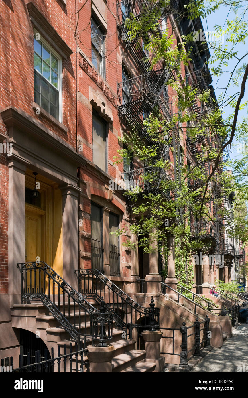 Grove Street, Greenwich Village (or West Village), Manhattan, New York 