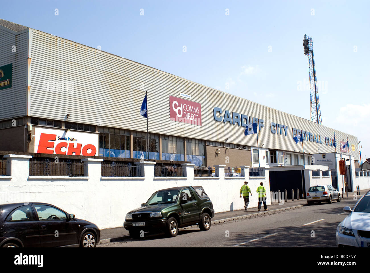 ninian park cardiff city football clubs ground sloper road cardiff