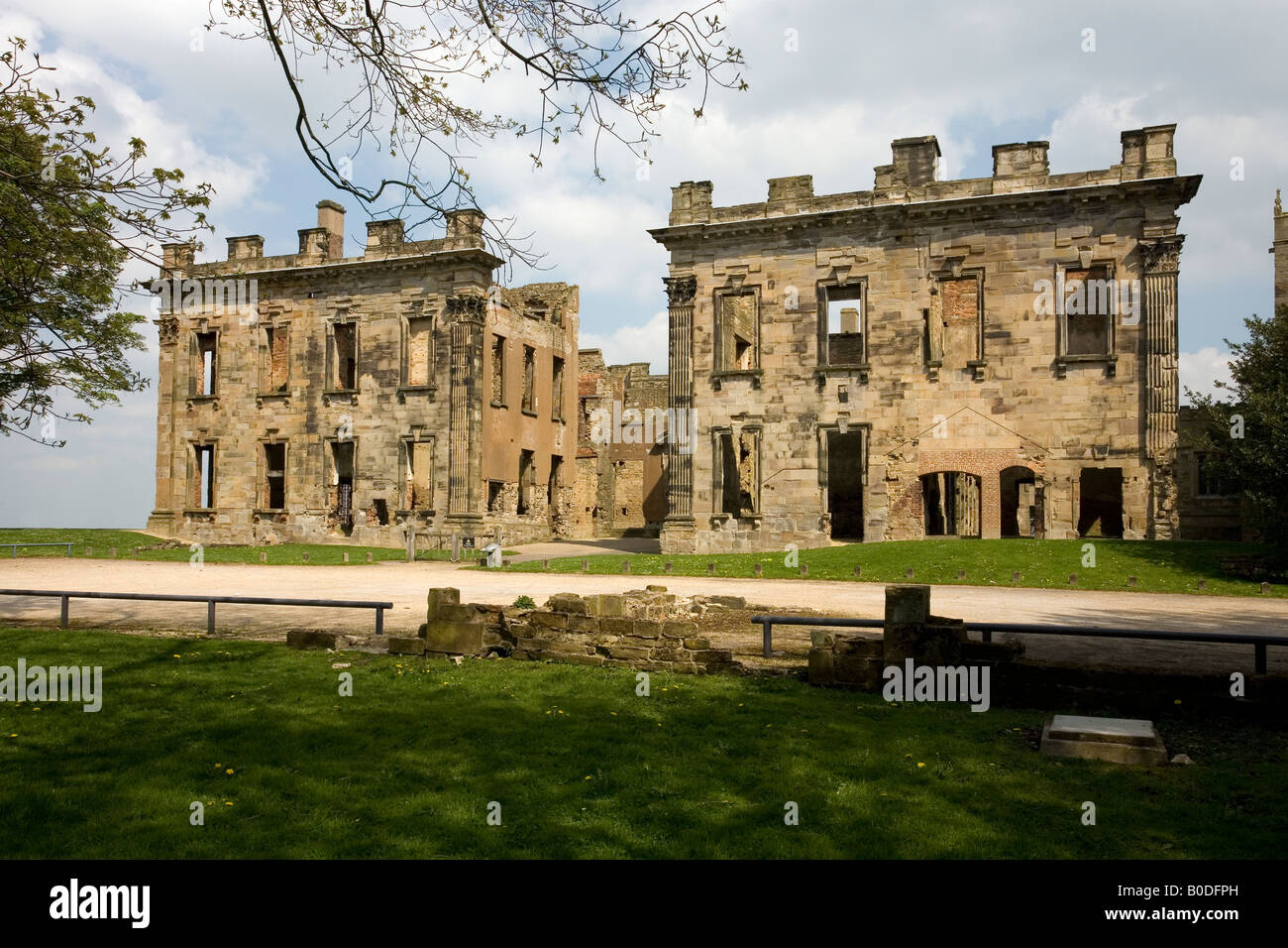Sutton Scarsdale Hall, Derbyshire, England Stock Photo
