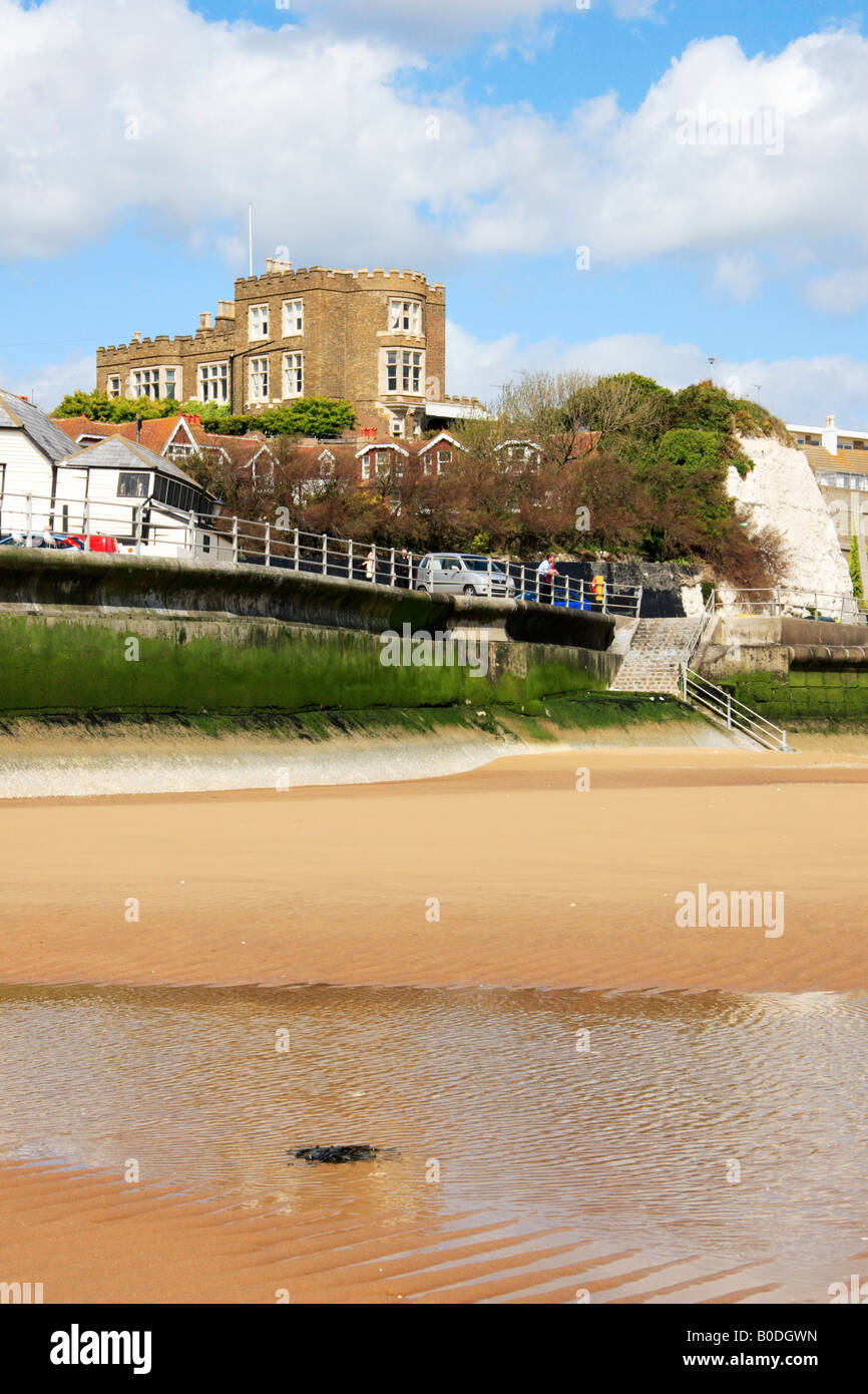 Stone Bay, Broadstairs and "Bleak House" in Kent, England, UK Stock