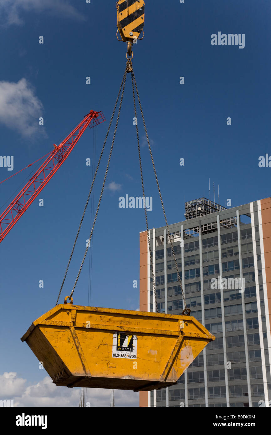 Construction of Snowhill 1 2 3 building in Birmingham City Centre Stock Photo