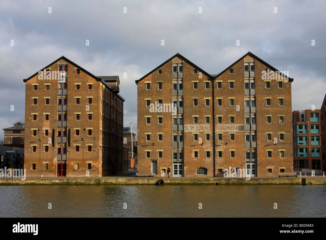 Warehouses at Gloucester Docks UK Stock Photo Alamy