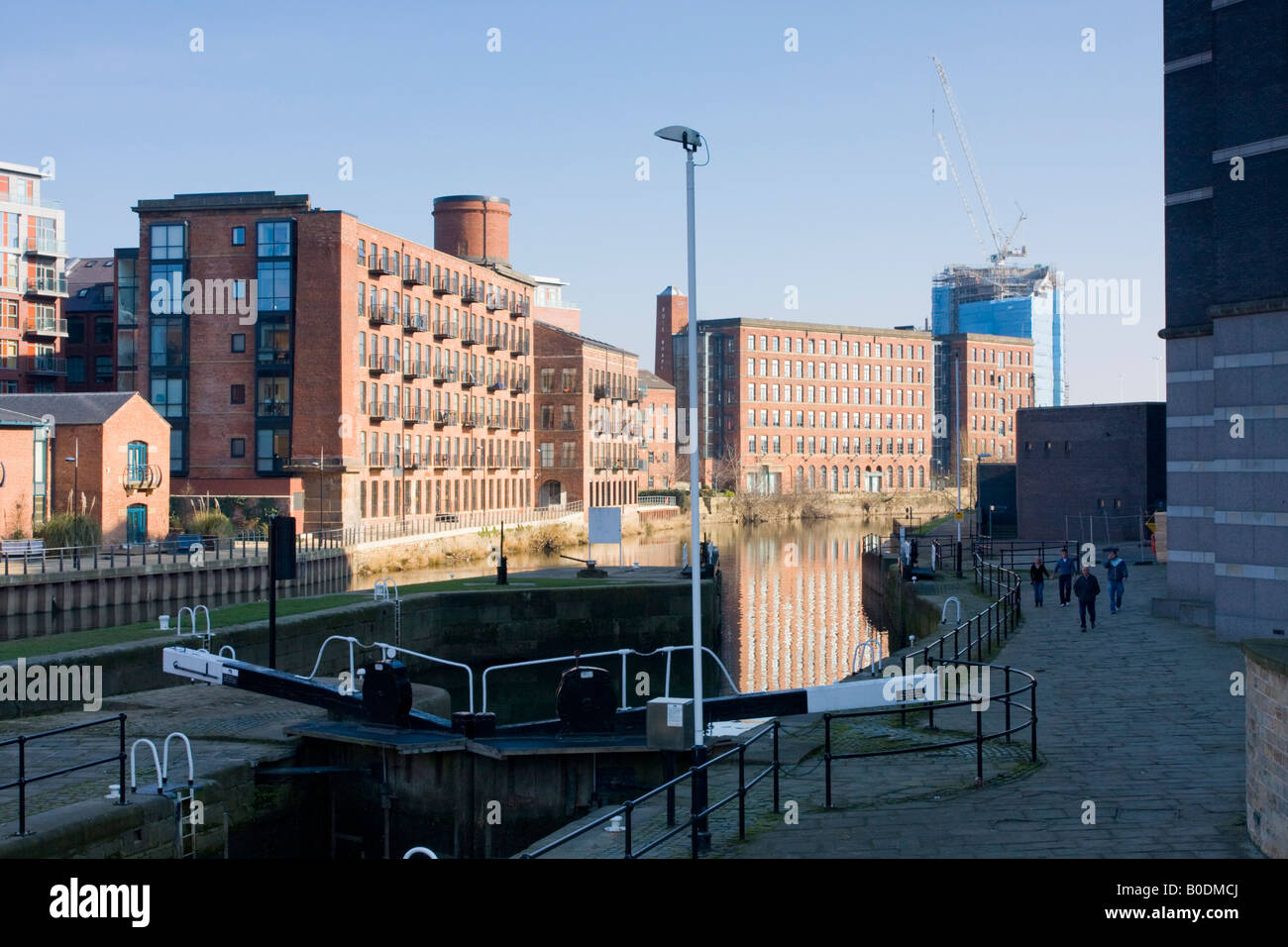 Roberts Wharf and River Aire Leeds Yorkshire UK Stock Photo Alamy