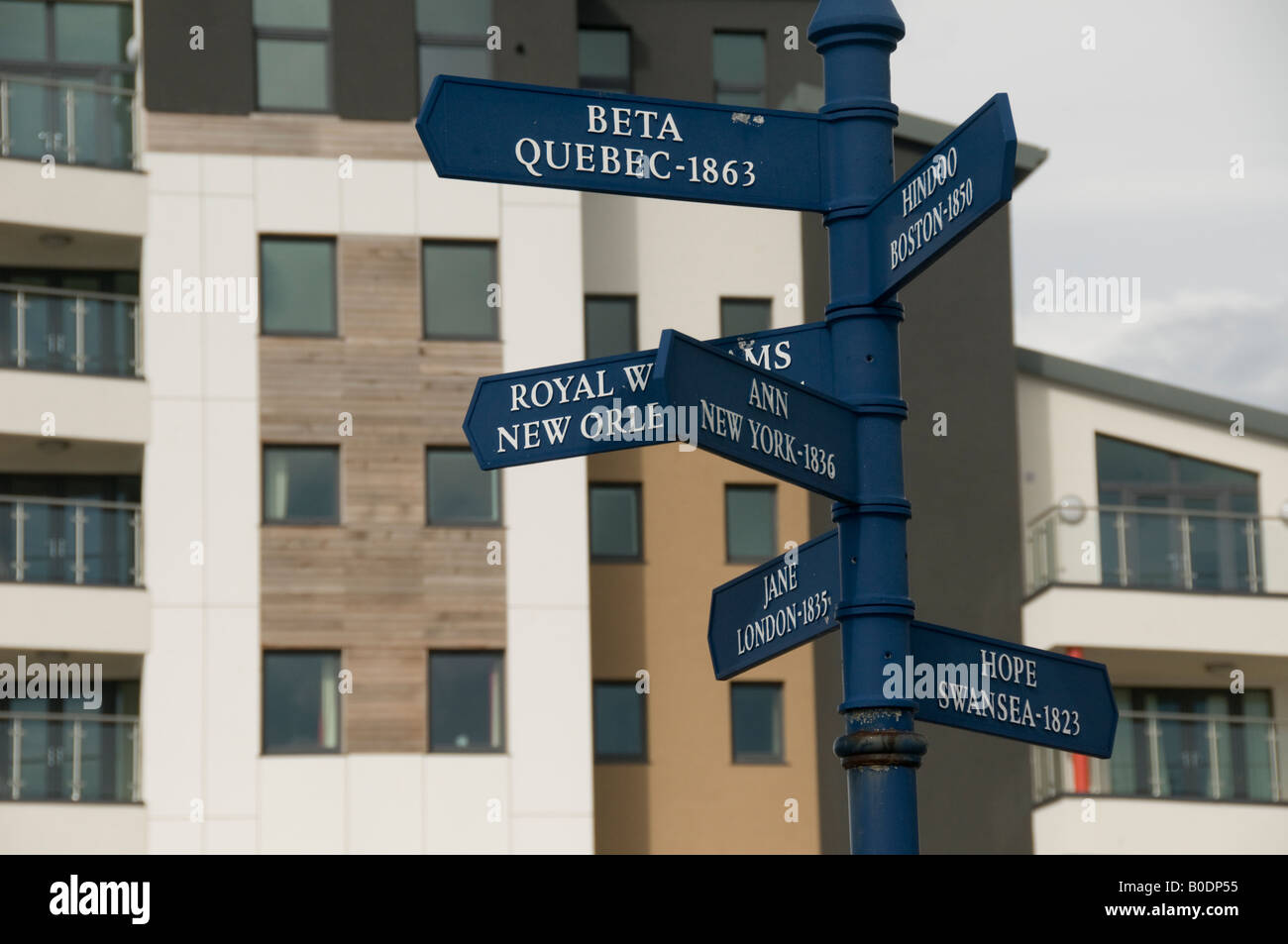 New development of shops offices and luxury apartments on Victoria Dock