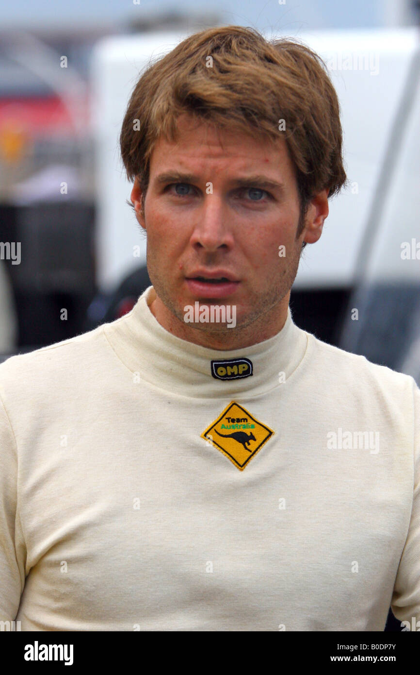 Race car driver at the Toronto Grand Prix, Molson Indy in Toronto