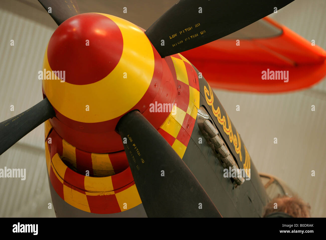 WW2 MUSTANG AIRCRAFT PROPELLER IMPERIAL WAR MUSEUM Stock Photo Alamy