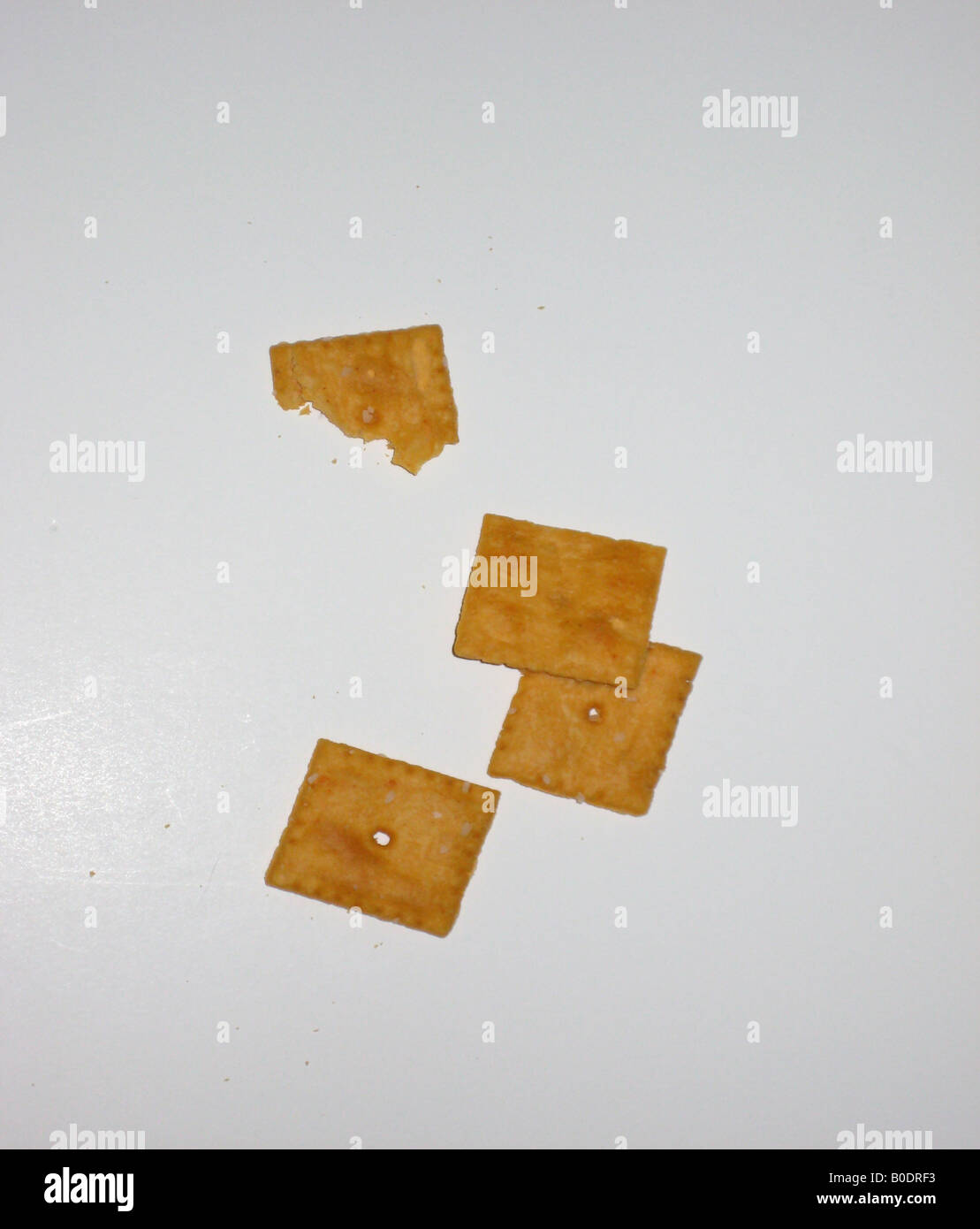 Color photo of Cheese It crackers Stock Photo