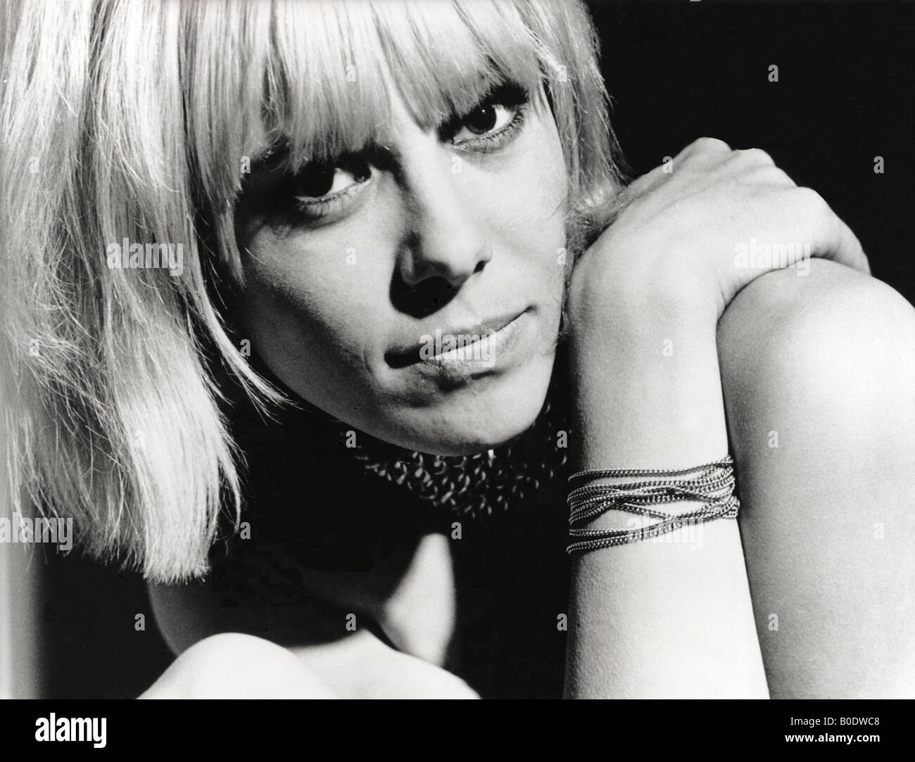ANITA PALLENBERG in the 1967 German film Mord Und Totschlag aka Degree of Murder for which Brian Jones wrote the music Stock Photo