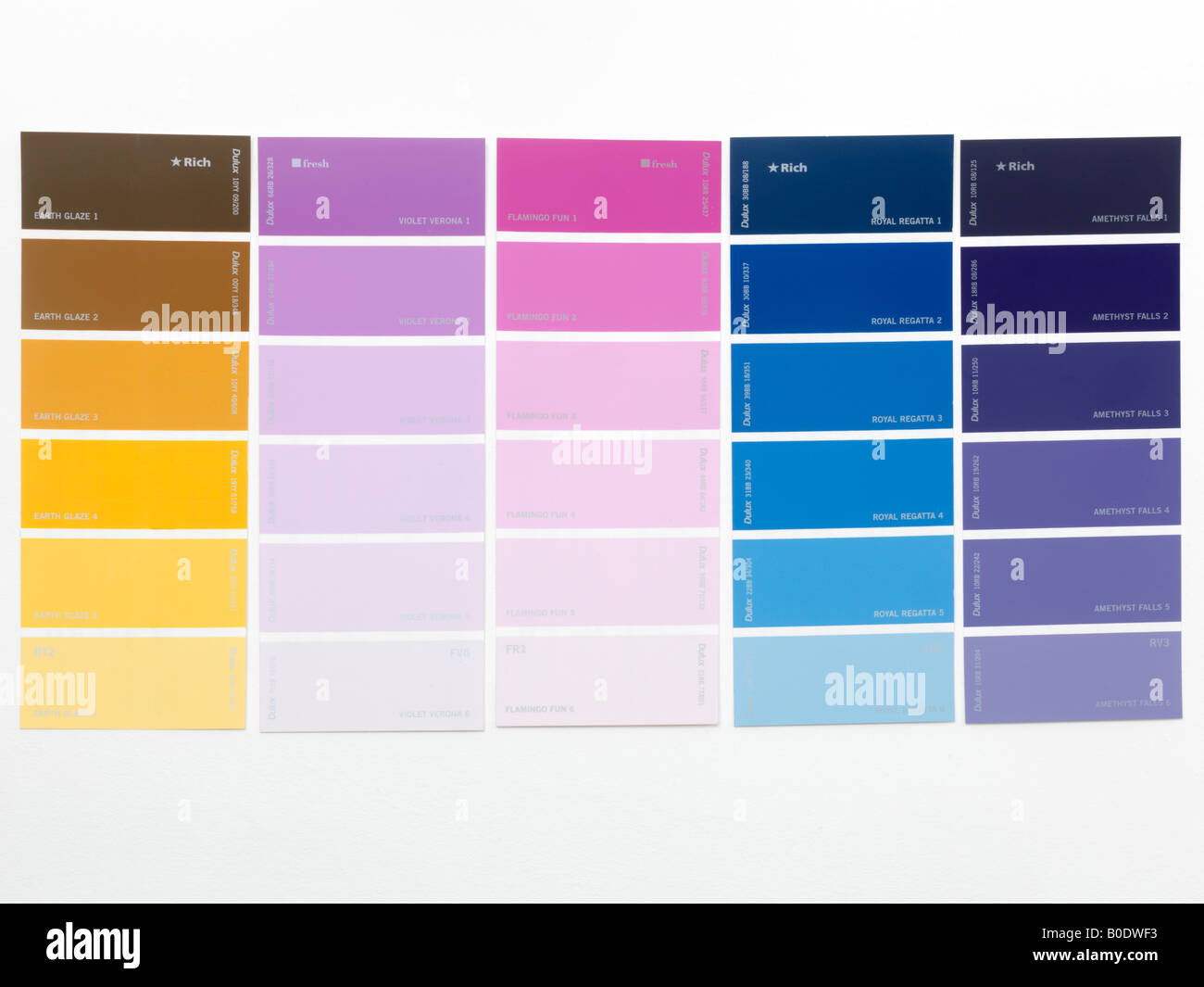 Paint Colour Chart