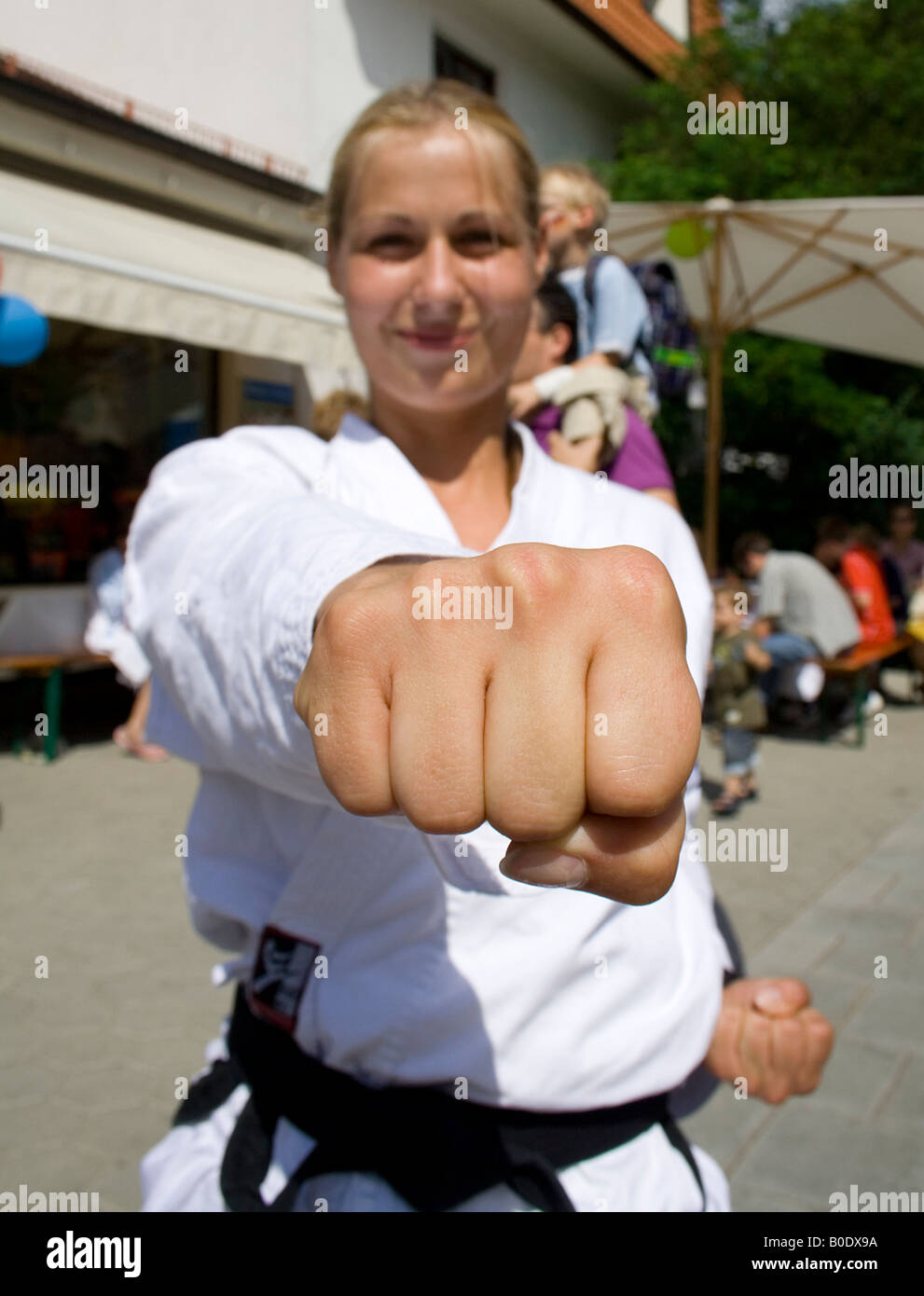 Karate Fist Stance