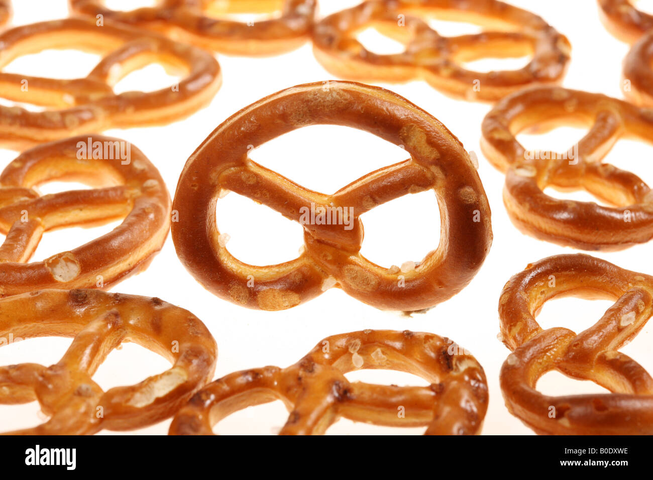 Salty snacks pretzel sticks Stock Photo Alamy