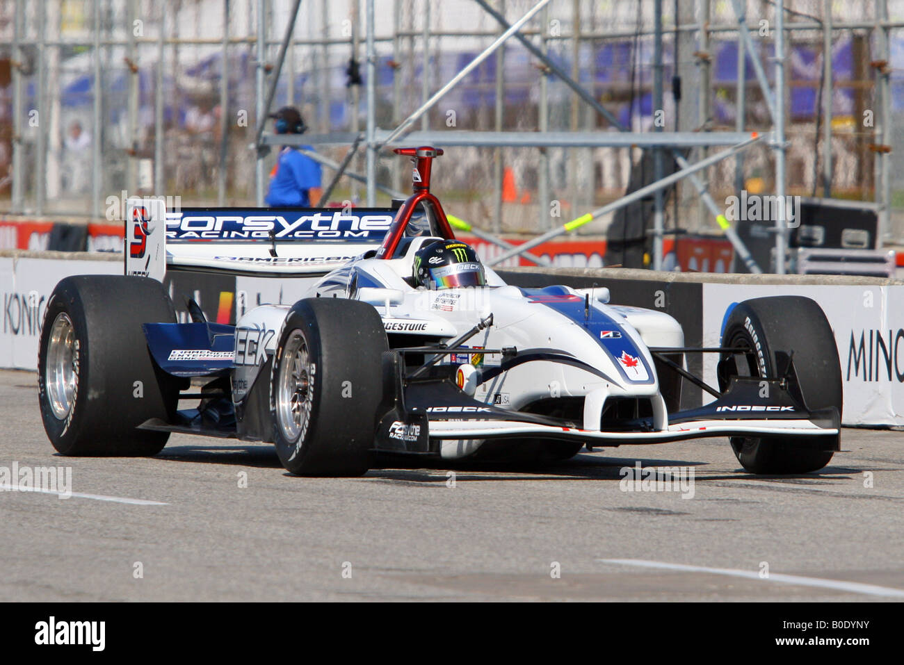Race car driver at the Toronto Grand Prix, Molson Indy in Toronto
