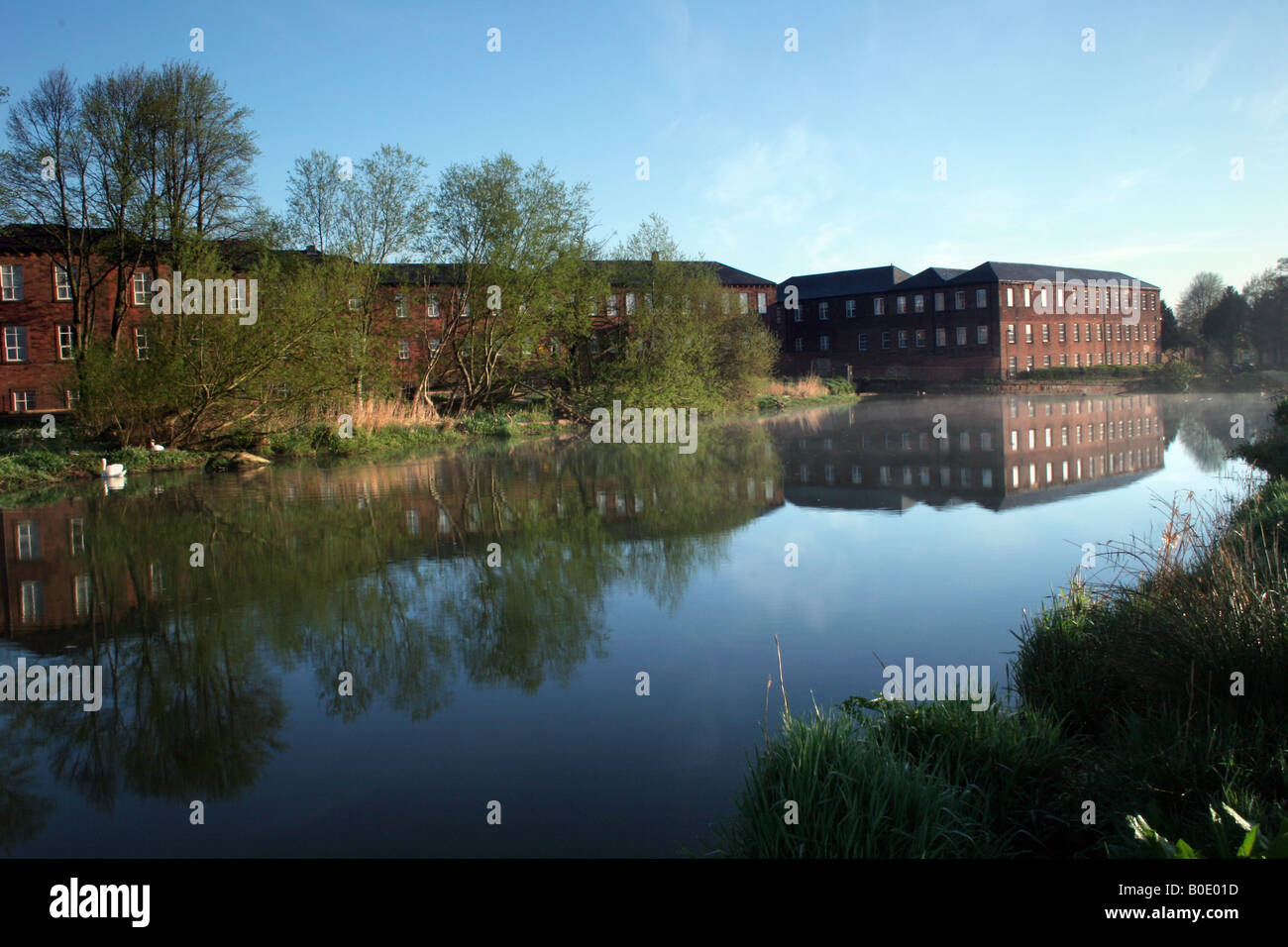 river caldew in carlisle Stock Photo Alamy