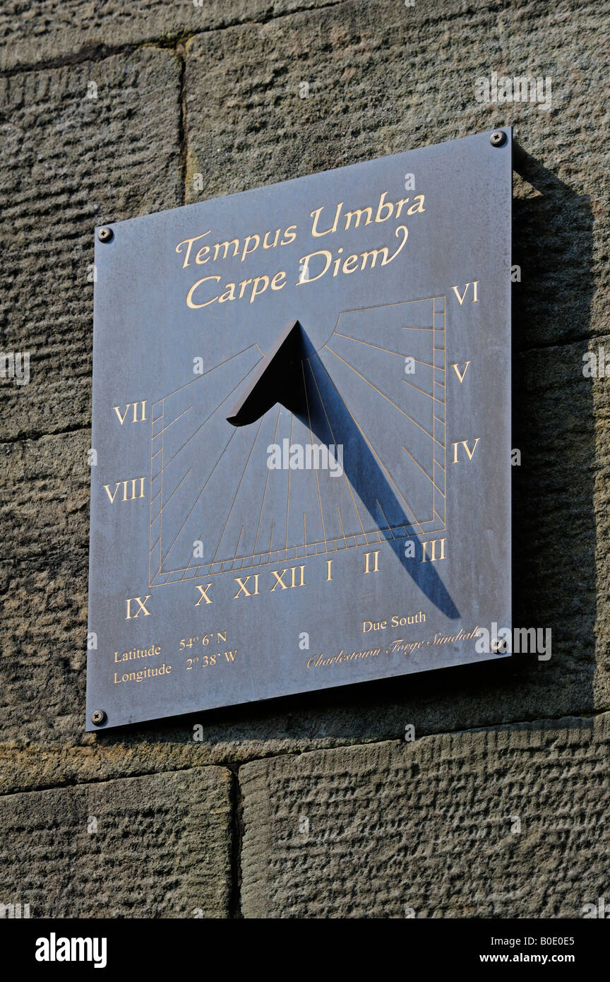 Sundial. Church of Saint Margaret, Hornby, Lancashire, England, United Kingdom, Europe. Stock Photo