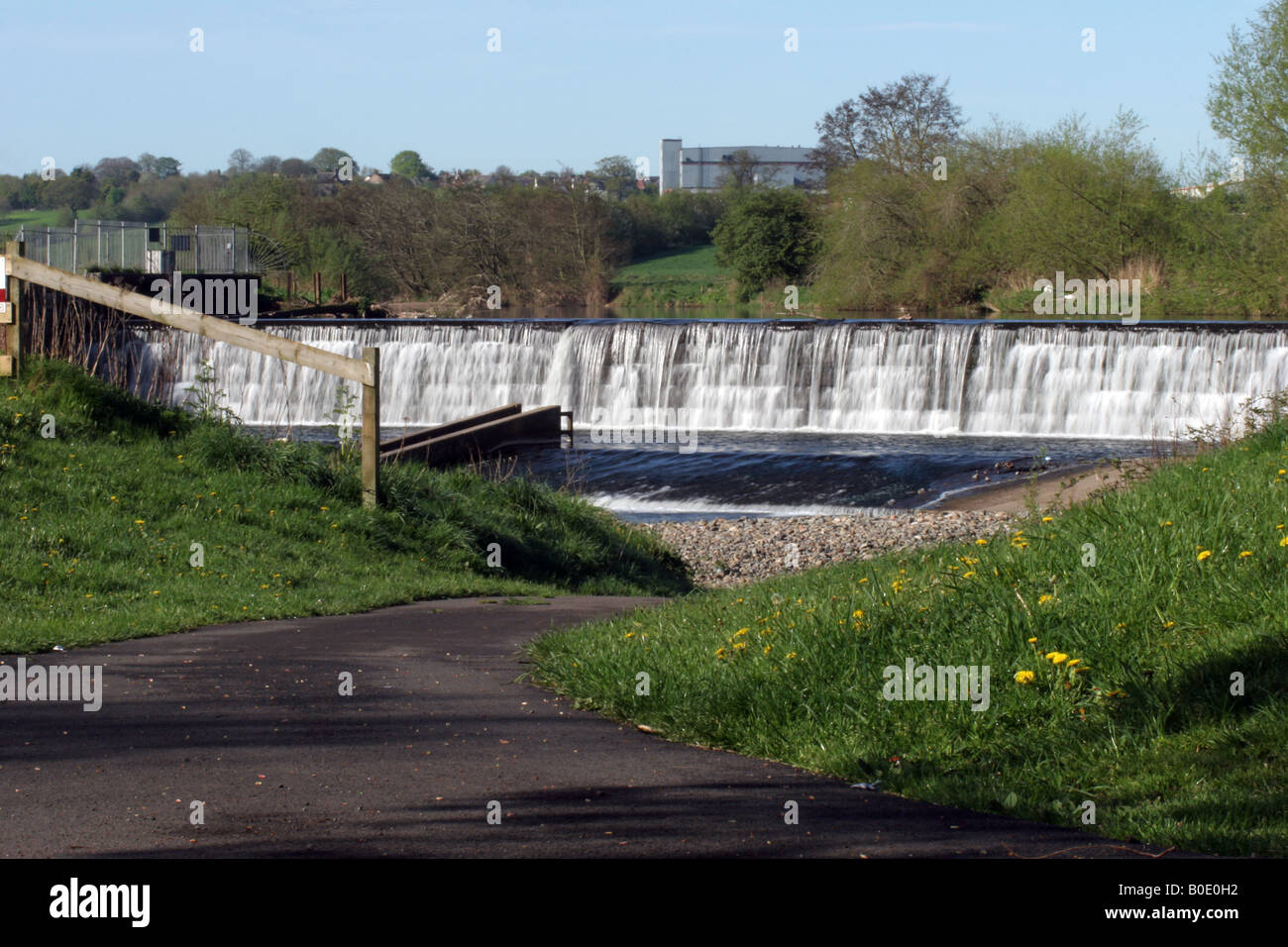 river caldew in carlisle Stock Photo Alamy